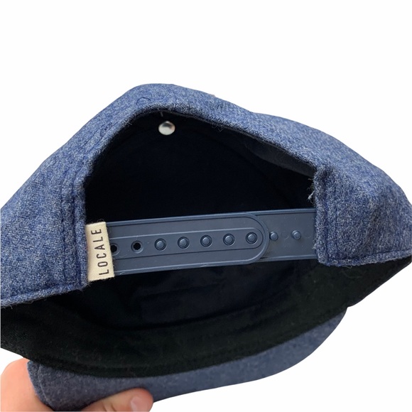 Locale Outdoor CoPass Wool Navy Flatbrim Hat NWT - Picture 4 of 7